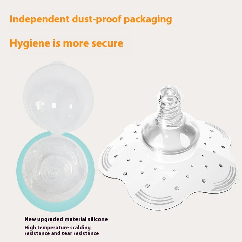 Full Silicone Nursing Breast Pads Pacifier Nipple Protector