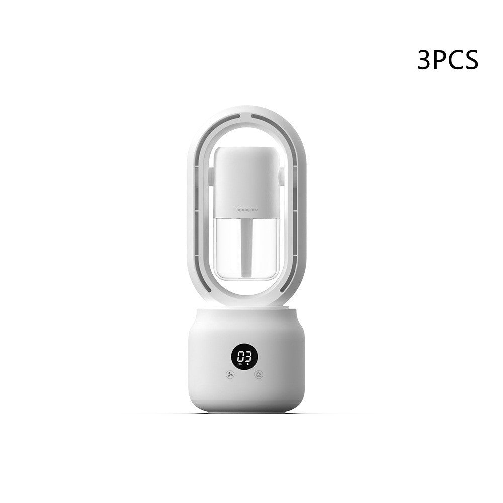 Air Humidifier Bladeless Ventilator Table Fan