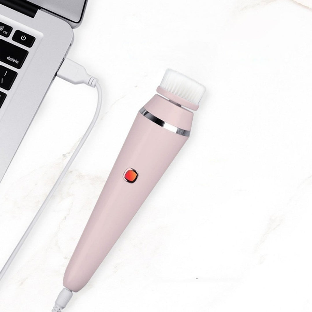Waterproof Rechargeable Facial Brush Pore Cleaner Four-in-one Electric Facial Cleansing Instrument