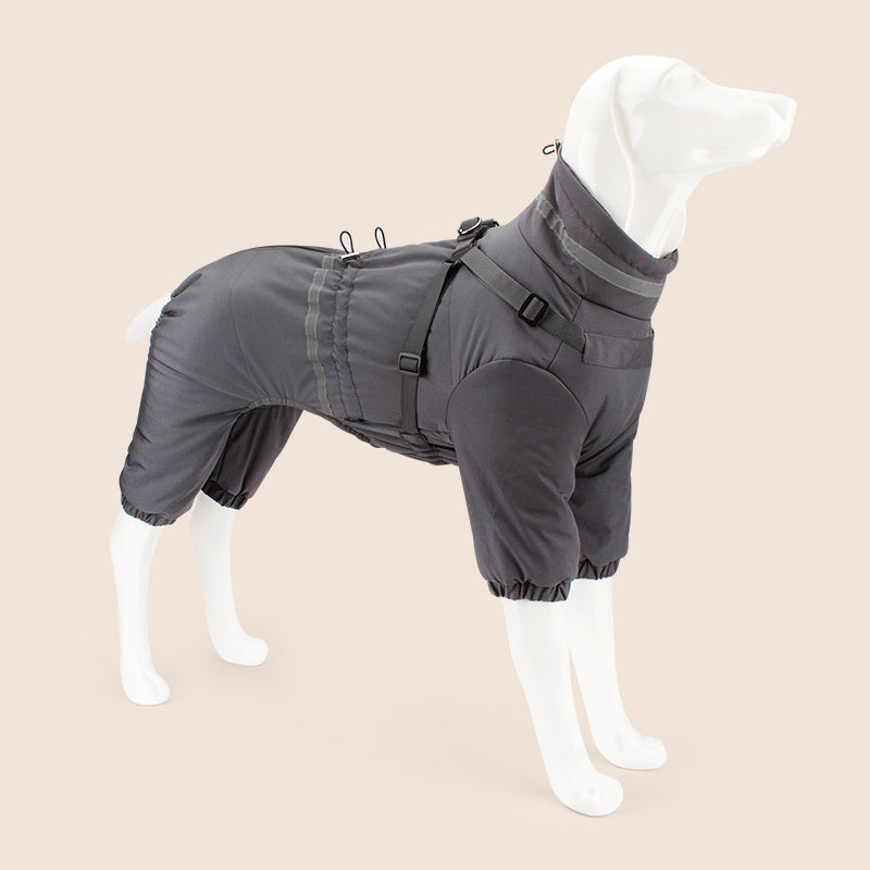 Autumn And Winter Warm All-inclusive Traction Four-leg Cotton-padded Jacket