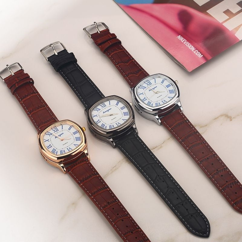 USB Electronic Cigarette Lighter Metal Men's Watch Lighter