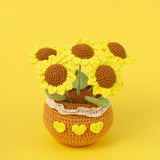 Handmade Wool Knitted Flower Pot