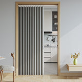 Household Solid Color Folding Partition Door Curtain