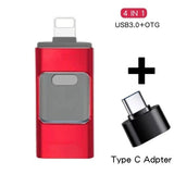 Multifunctional Mobile Phone U-disk Suitable For Mobile Phone Four-in-one Metal