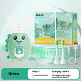 Children's Cartoon Little Dinosaur Soft Bristle Electric Toothbrush