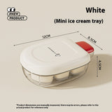 Ice Cube Mold Ice Storage With Lid Press Ice Maker