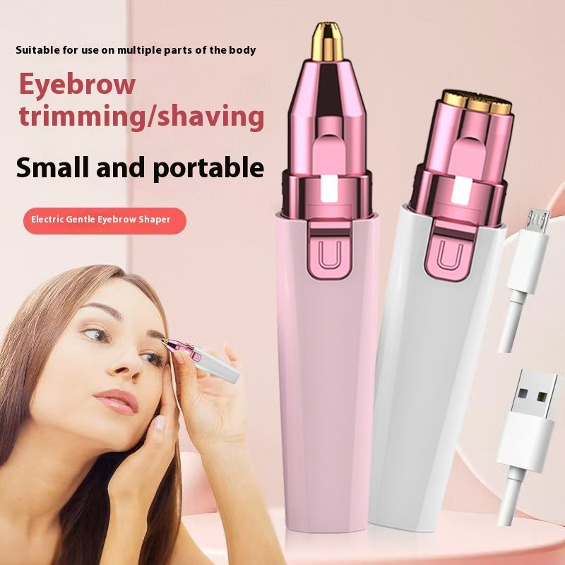 Two-in-one Electric Eyebrow Shaping Device