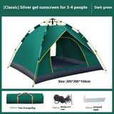 3-4 Double Automatic Outdoor Camping Tent Thick Rain And Sun Protection