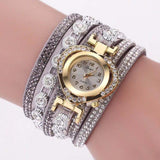 Personality Heart Shape With Diamond Dial Multi-color Bracelet