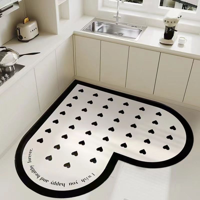 Kitchen Floor Mat Absorbent Oil-absorbent Quick-drying Stain-resistant