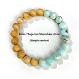 Temple Shoushan Stone Beaded Bracelet