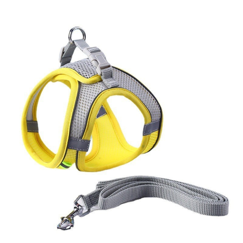 Pet Cat And Dog Universal Breathable Mesh Reflective Adjustable
