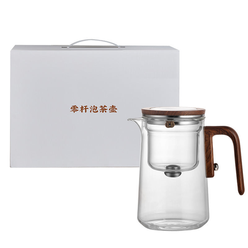Rodless Teapot Tea And Water Separation Glass Liner Magnetic Suction Elegant Cup 800ml