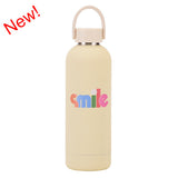 500ml Double-layerd Stainless Steel Insulation Mug Portable Handle Student Children Outdoor Sports Water Bottle