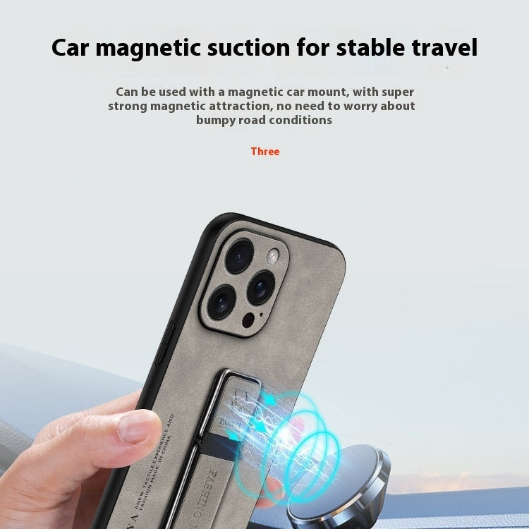 Magnetic Bracket Sheepskin Protective Cover All-inclusive