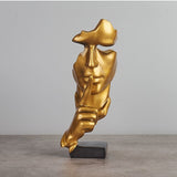 Simple Modern Silence Is Gold Creative Living Room And Wine Cabinet Decorations Ornaments