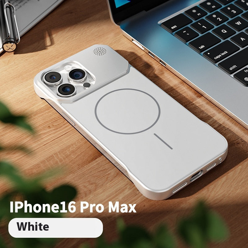 Phone Case Frameless Magnetic Drop-resistant Protective Cover