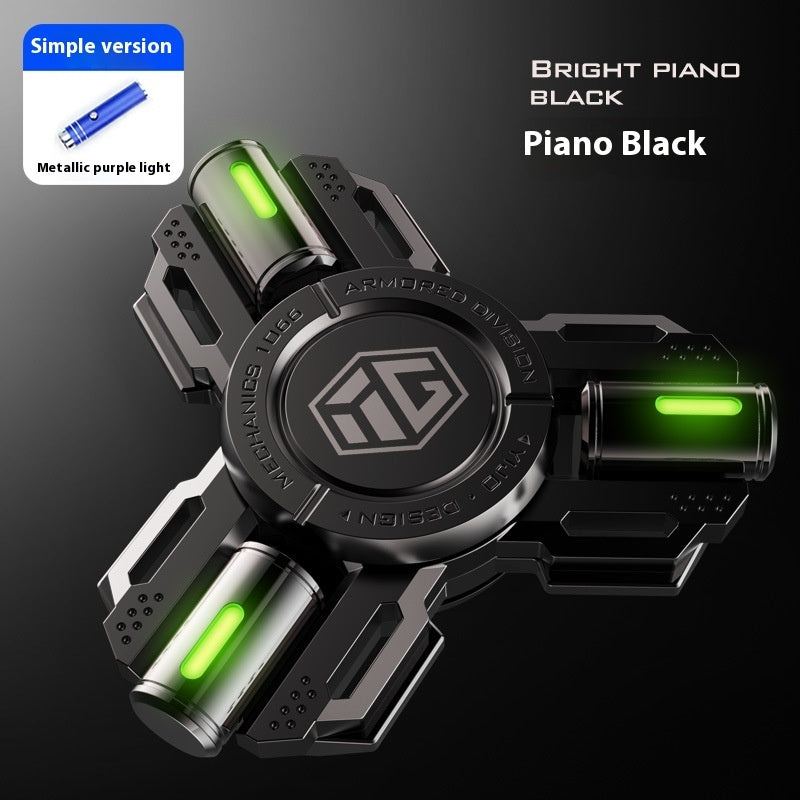 Glowing Fingertip Spinning Top Metal Pressure Reduction Toy