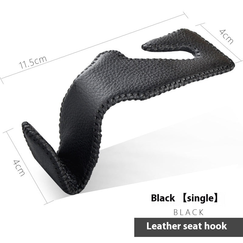 Leather Weight Car Headrest Hook
