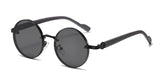 American Classic Metal Round Frame Sunglasses Personality Trend High Sense