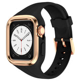 Liquid Silicone Strap With Stainless Steel Frame Shell Set