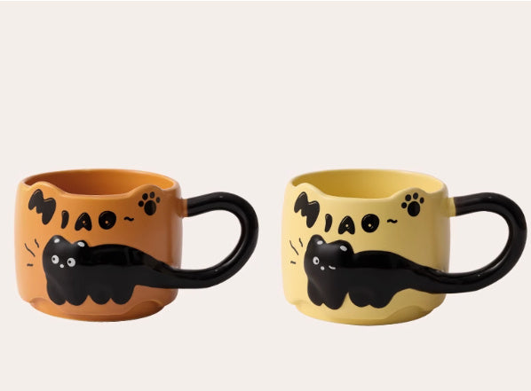 Suit Ceramic Mug Drinking Couple