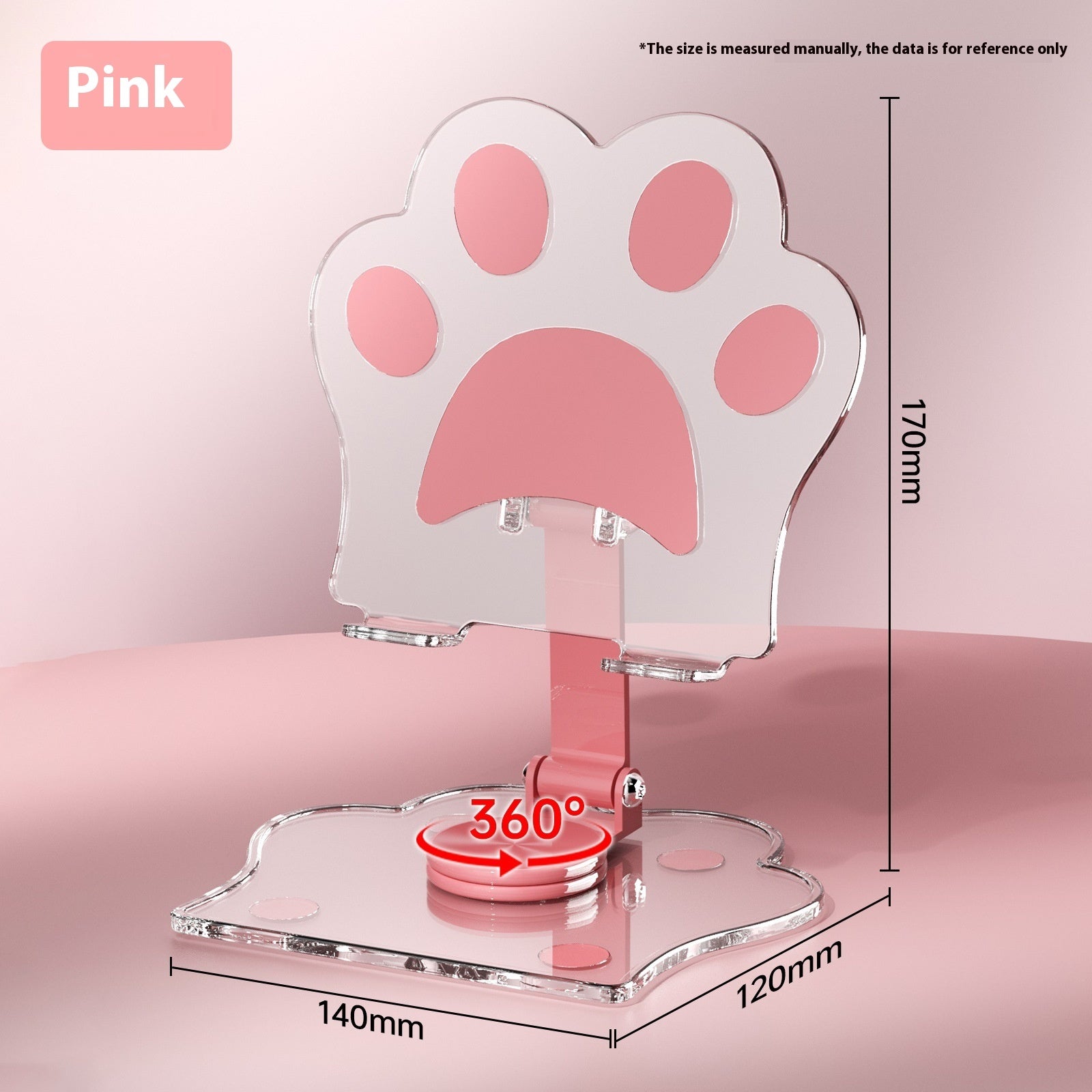 Acrylic Rotating Mobile Phone Stand Desktop
