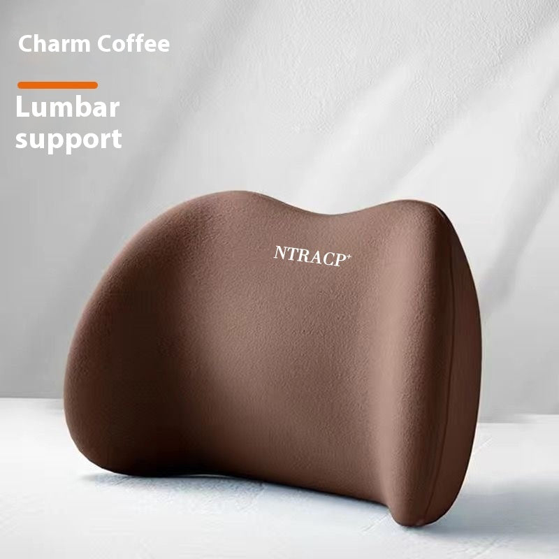 Memory Foam Headrest and Lumbar Pillow
