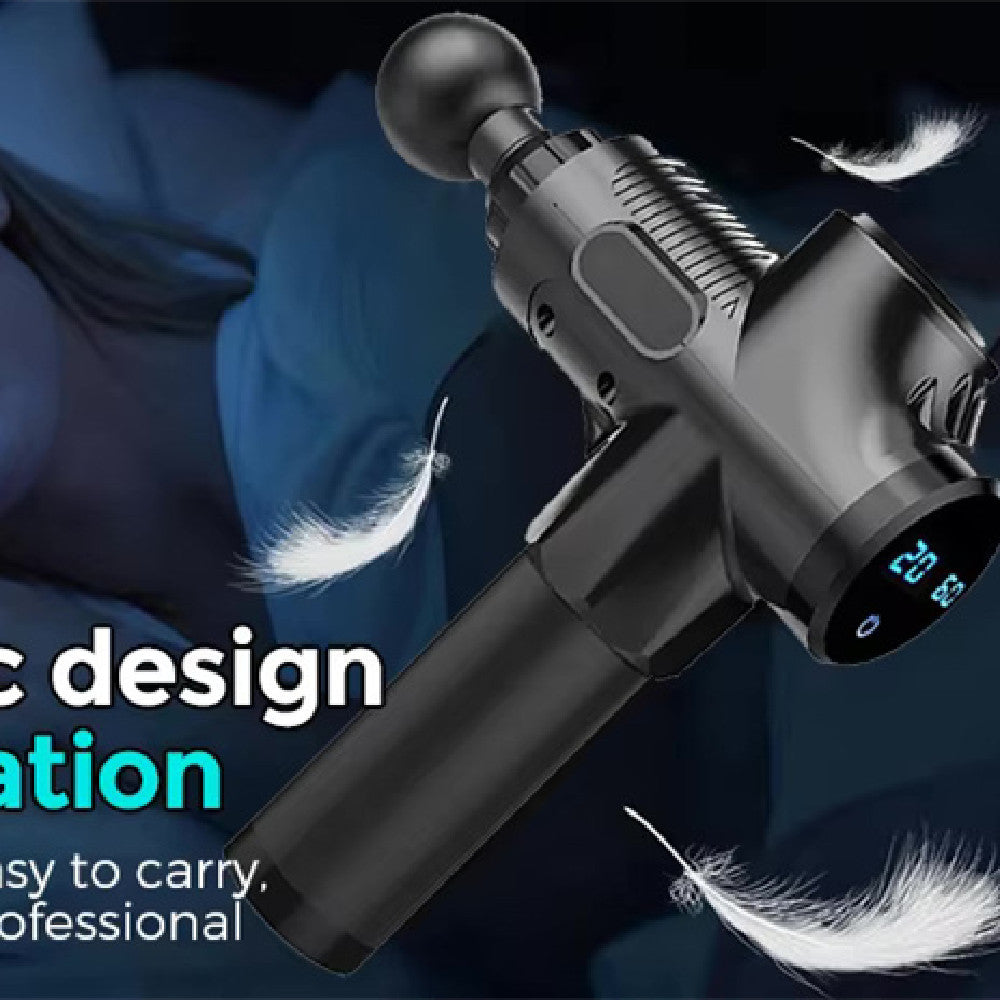 Factory Direct Sales Fitness Massage Gun Muscle-relaxing Tool 8 Head Household Electric Massager