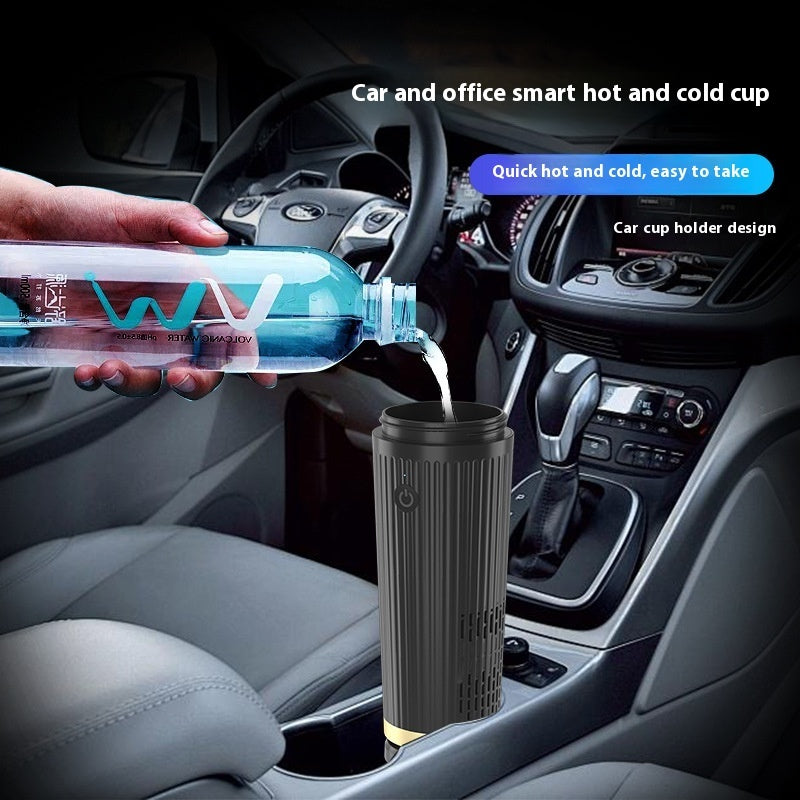 Car 12v Cold Insulation Keeping Warm Dual-purpose Smart Cup