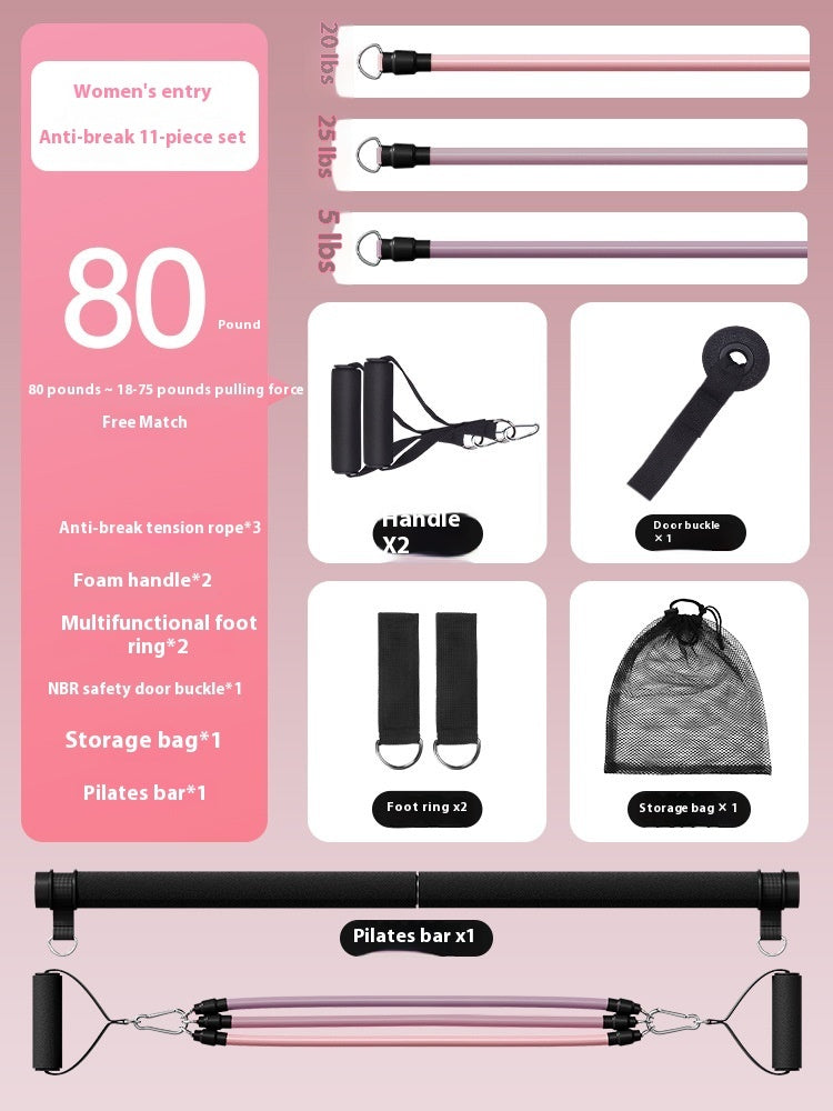 Home Fitness Exercise Pull Rope Set