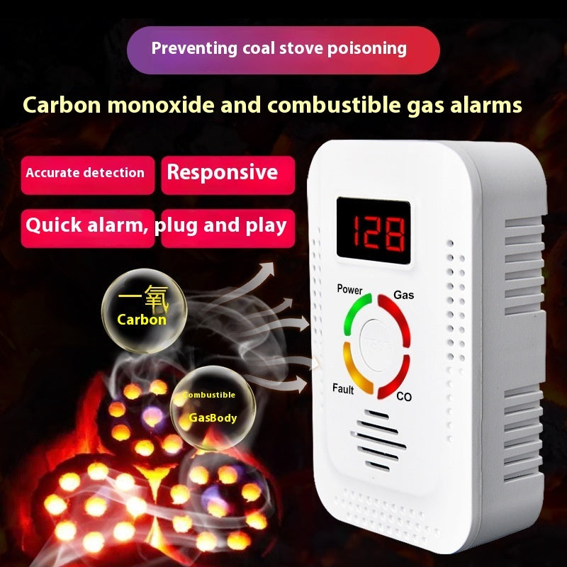 Carbon Monoxide Gas Alarm Household Natural Gas Leakage Complex Detector