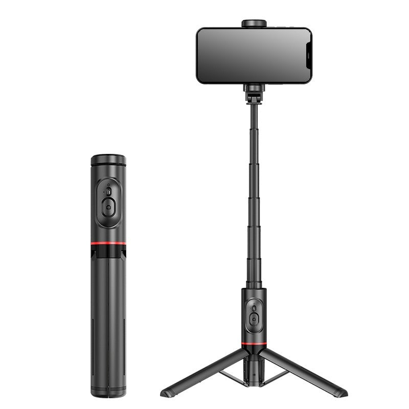 Mobile Phone Bluetooth Selfie Stick Integrated Hidden Multifunctional Tripod Stand For Live Streaming