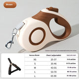 Dog Automatic Retractable Leash Explosion-proof Medium And Large Out Dog Chain With Trash Can Pet Dog Leash