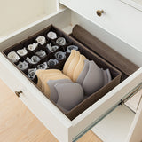 Foldable Washable Cotton Linen Underwear Storage Box
