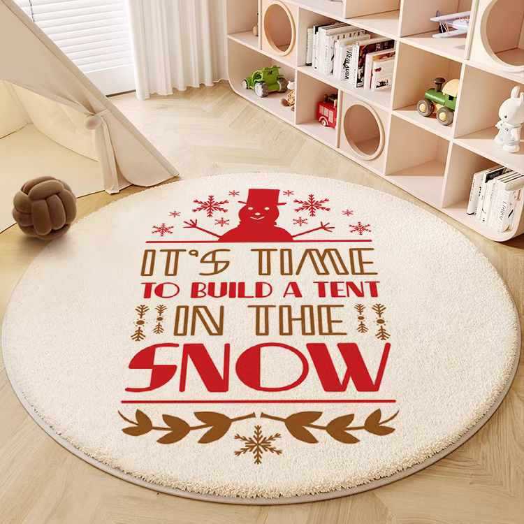 Christmas Round Carpet