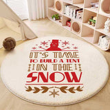 Christmas Round Carpet