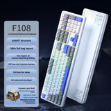 F108pro Wireless Bluetooth Three-model Customized Mechanical Keyboard