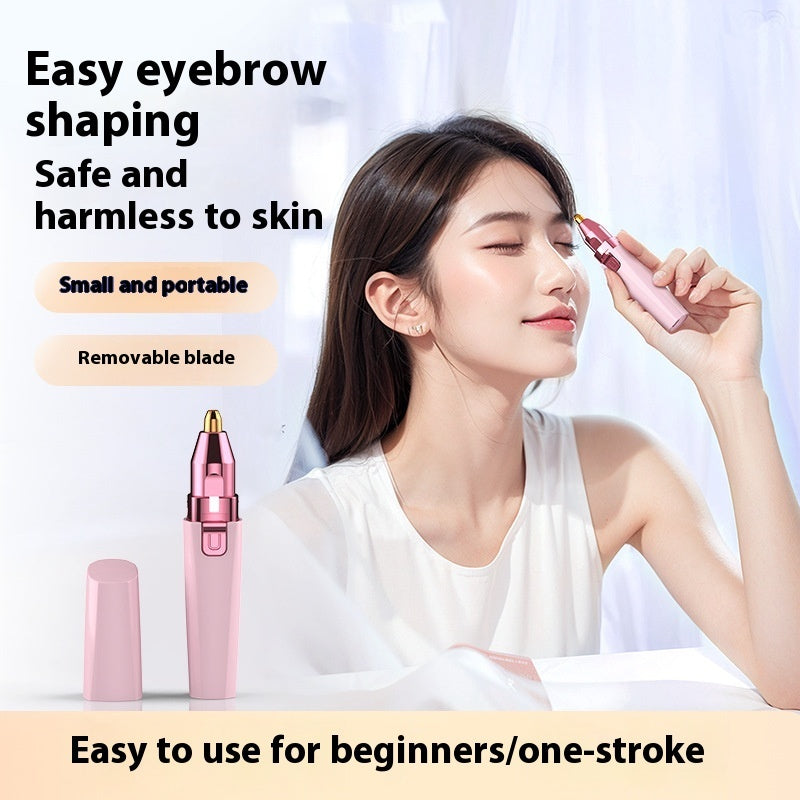 Two-in-one Electric Eyebrow Shaping Device