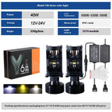 H4 Far And Near Integrated Small Lens Led Headlight