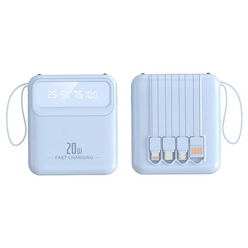 Mini Small Large Capacity With 4 Lines Power Bank