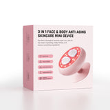 7 Color Color Light Handheld Beauty Instrument Micro Current Face Neck Hand Promotion Import Firming