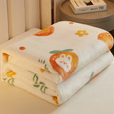 Milk Velvet Blanket Quilt Thickened Winter Coral Flannel