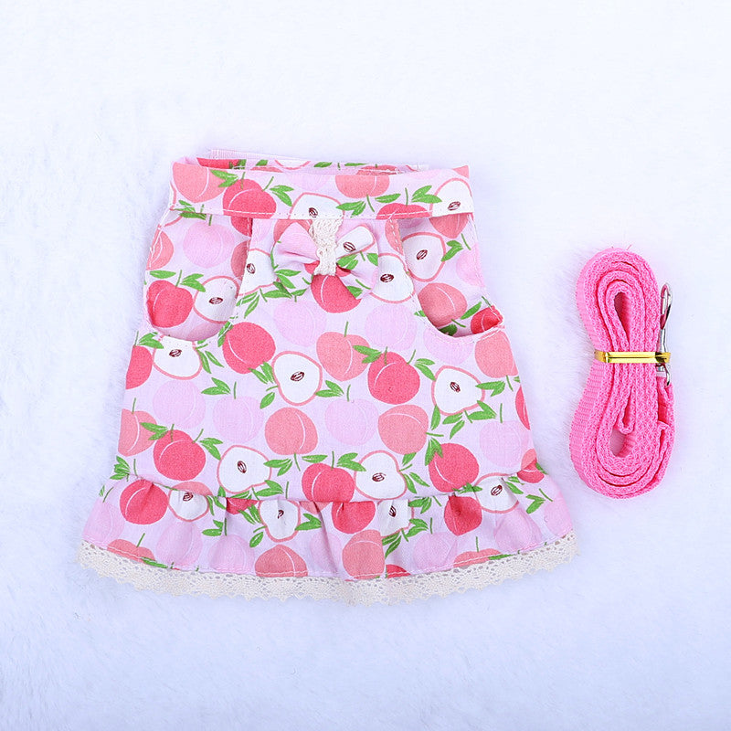 Rabbit Hand Holding Rope Chest Back Lace Skirt