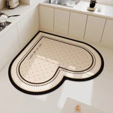 Kitchen Floor Mat Absorbent Oil-absorbent Quick-drying Stain-resistant