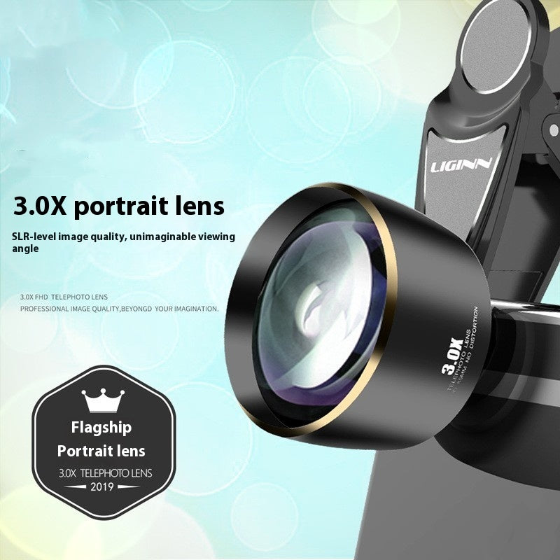 Distortion-free HD 105mm Mobile Phone Teleconverter Lens