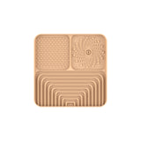 Slow Food Mat For Dogs And Cats, Anti-choking Pad With Suction Cup, Square, Silicone, For Licking