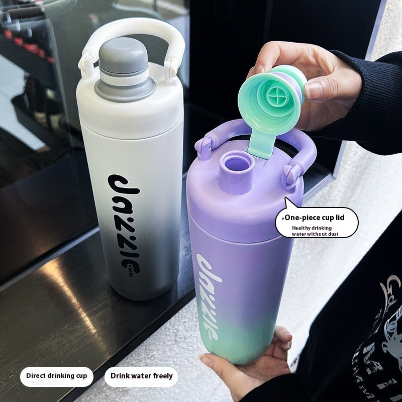 Household Stainless Steel Insulated Bottle With Anti Drop And Large Capacity