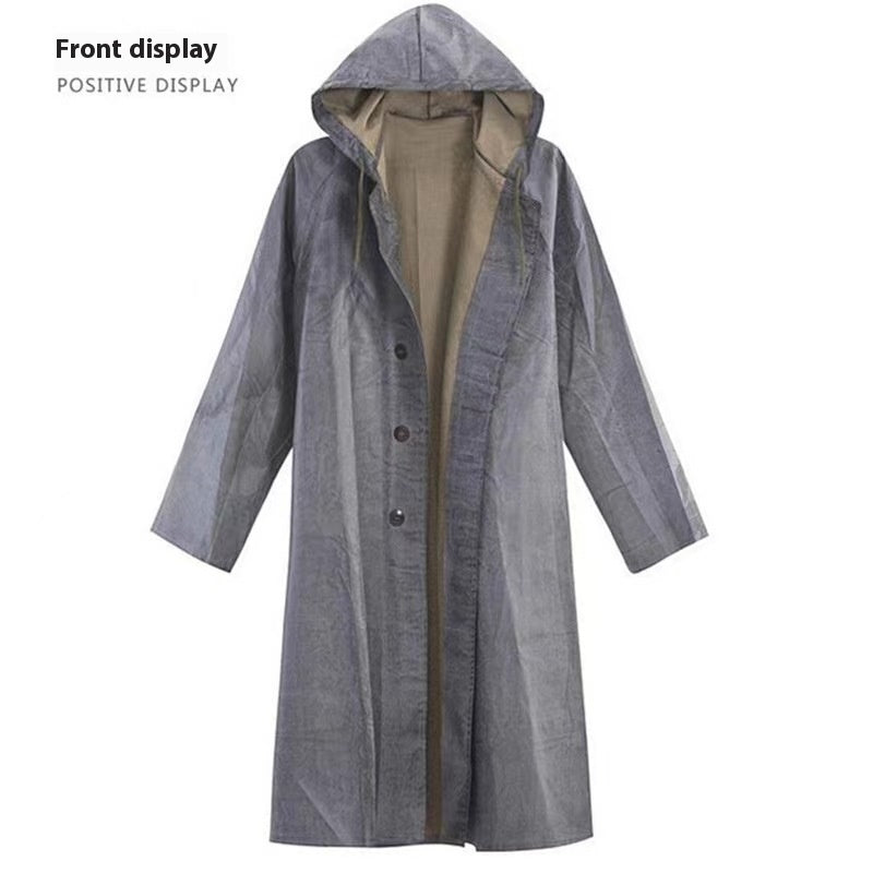 Men's One-piece Waterproof Raincoat