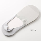 Men's Boat Socks Thin Ice Silk Seamless Mesh Breathable Silicone Non-slip